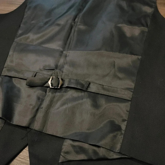 NWT 21 Men Men's Career Jacket Vest Size L Black S - Picture 4 of 7